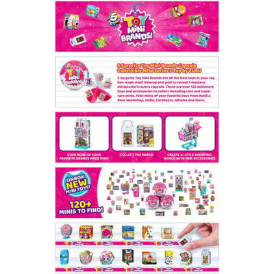 MINI BRANDS 5 SURPRISE TOY SERIES 2 - Toyworld Frankston