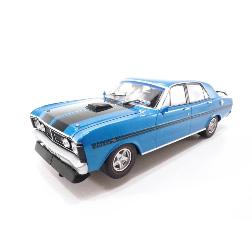 SCALEXTRIC SLOT CAR FORD XY FALCON GTHO PHASE III ELECTRIC BLUE - Toyworld Frankston