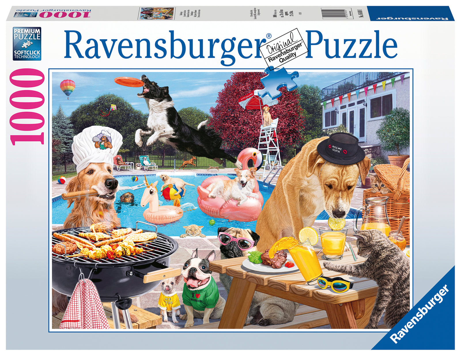 RBURG - DOG DAYS OF SUMMER 1000 PC PUZZLE - Toyworld Frankston