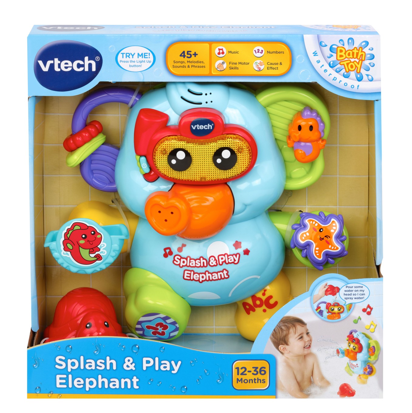 VTECH SPLASH AND PLAY ELEPHANT - Toyworld Frankston