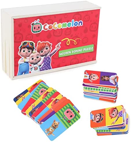 COCOMELON WOOD DOMINO PZL - Toyworld Frankston