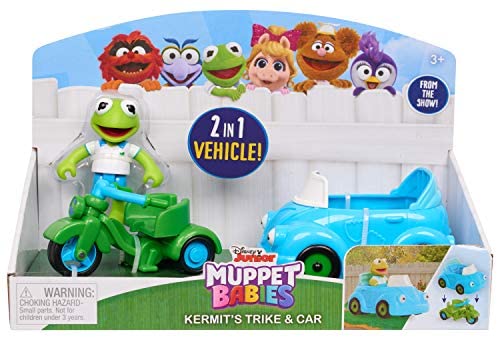 MUPPET BABIES 2 IN 1 TRICYCLE AND VEHICLE - KERMIT - Toyworld Frankston