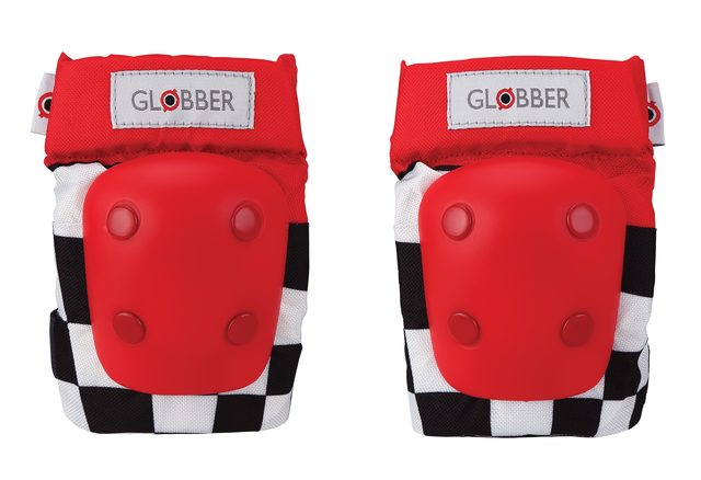 GLOBBER TODDLER PADS XXS 3-7YRS RACING RED - Toyworld Frankston