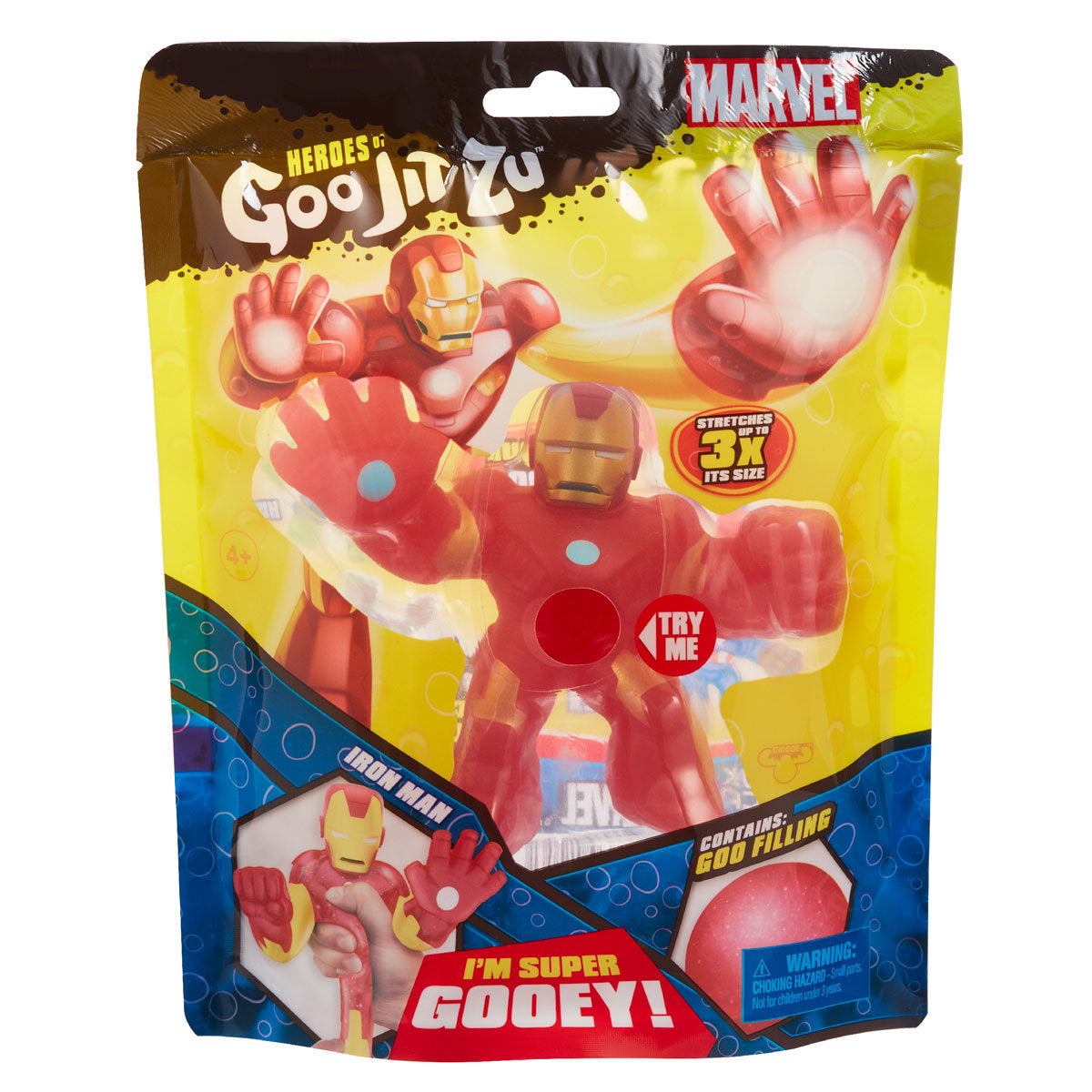 MARVEL HEROES OF GOO JIT ZU - IRON MAN | MARVEL | Toyworld Frankston