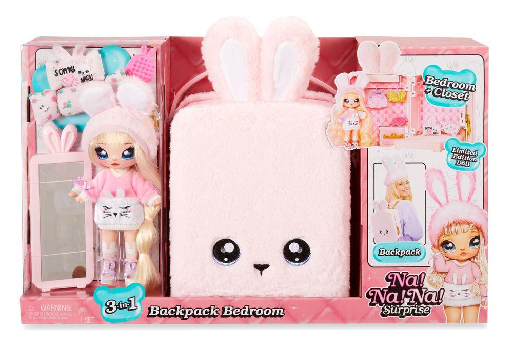 NA NA NA SURPRISE 3 IN 1 BACKPACK BEDROOM PINK - Toyworld Frankston