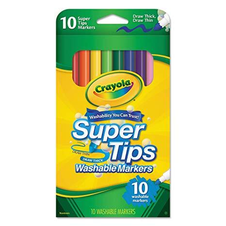 10 SUPERTIPS MARKERS MEDIUM TIP | Toyworld Frankston | Toyworld Frankston