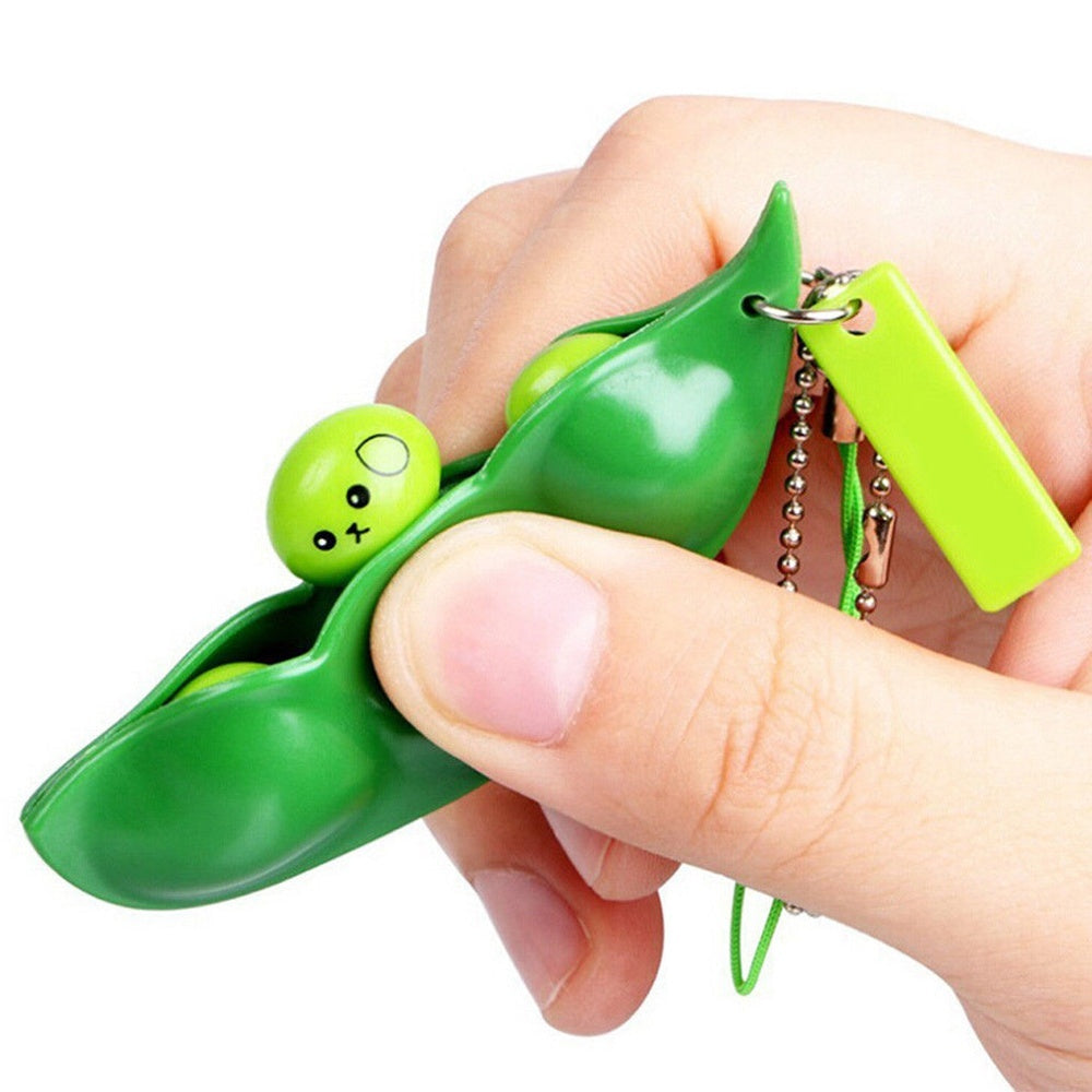 SQUEEZE-A-BEAN FIDGET KEY RING - Toyworld Frankston