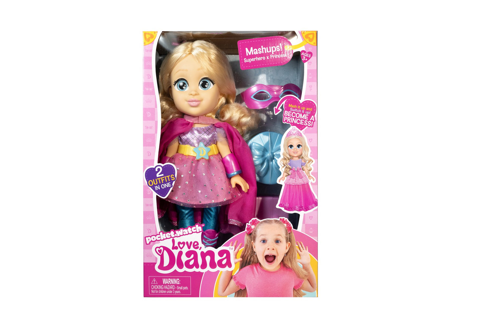 LOVE DIANA 13 INCH DOLL MASHUP PRINCESS - Toyworld Frankston