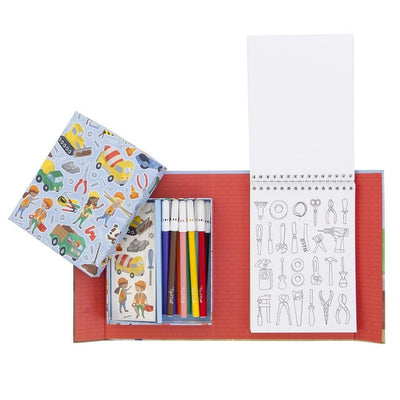 TIGER TRIBE - COLOURING SET CONSTRUCTION