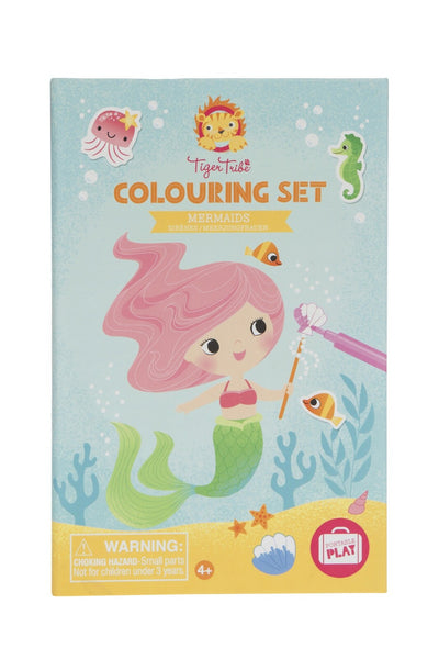 TIGER TRIBE - COLOURING SET MERMAIDS | Tiger Tride | Toyworld Frankston