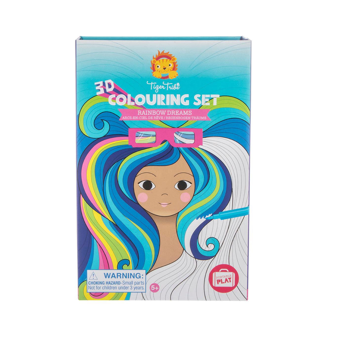TIGER TRIBE - 3D COLOURING SET - RAINBOW DREAMS | Tiger Tride | Toyworld Frankston