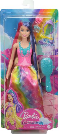BARBIE DREAMTOPIA PRINCESS DOLL WITH TWO TONE HAIR - Toyworld Frankston