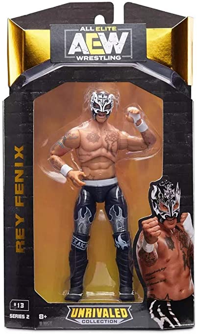 ALL ELITE WRESTLING 1 FIGURE PACK UNRIVALED  REY FENIX - Toyworld Frankston