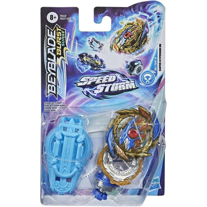 BEYBLADE SPEEDSTORM START PACK - SUPERHYPERION H6 - Toyworld Frankston