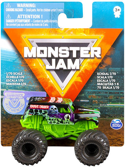 MONSTER JAM 1:70 VEHICLE - GRAVE DIGGER - Toyworld Frankston