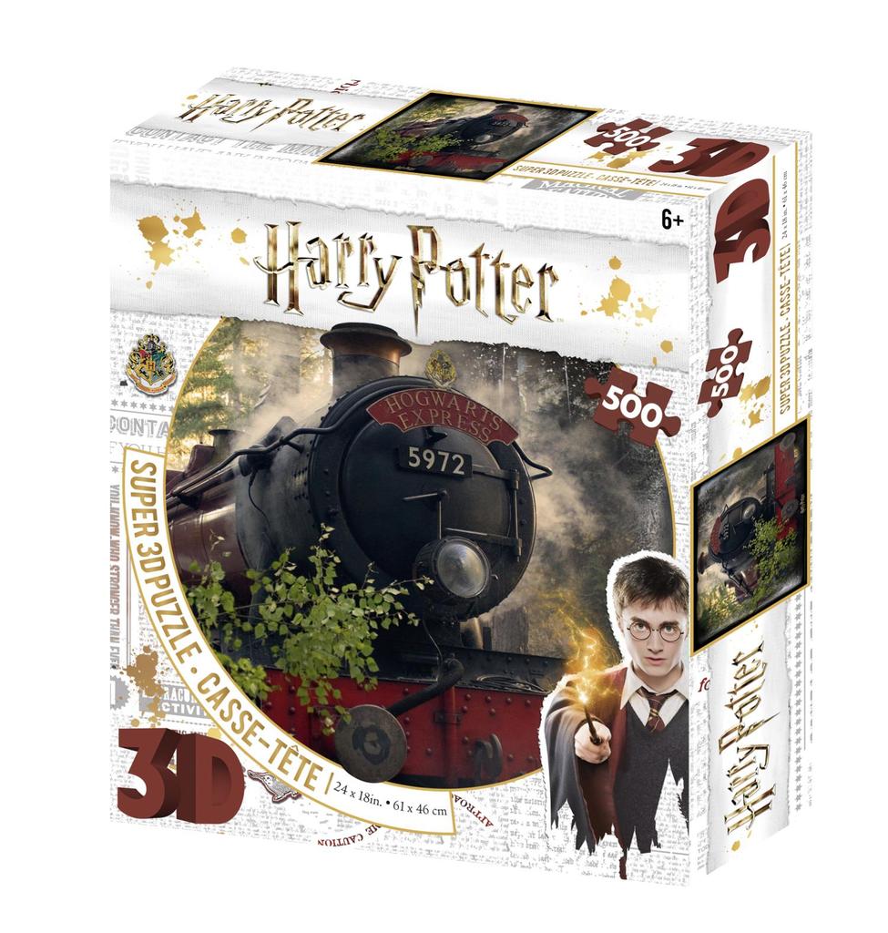 SUPER 3D 500 PC HARRY POTTER ASSORTMENT - Toyworld Frankston