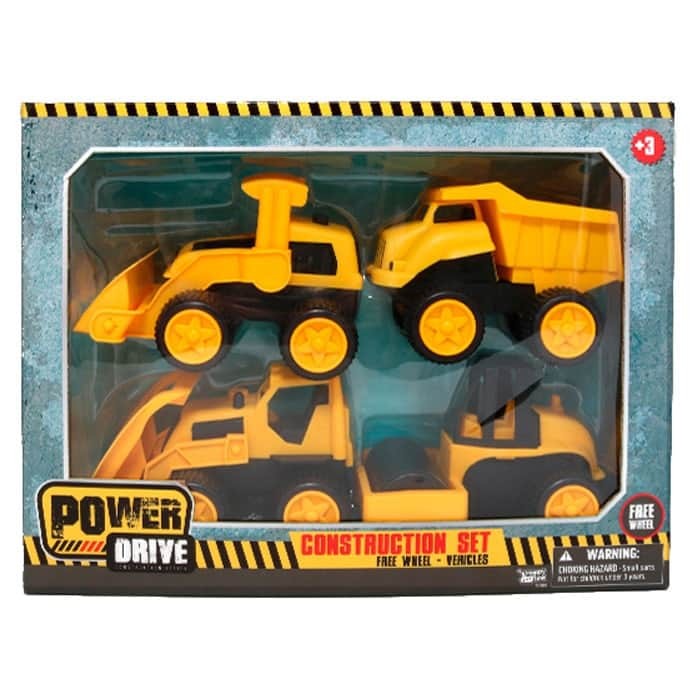POWERDRIVE 4PC CONSTRUCTION SET - Toyworld Frankston