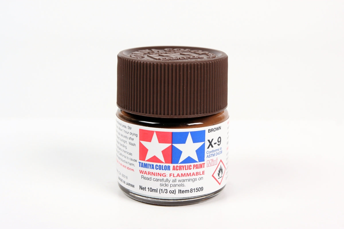 TAMIYA X-9 BROWN - Toyworld Frankston