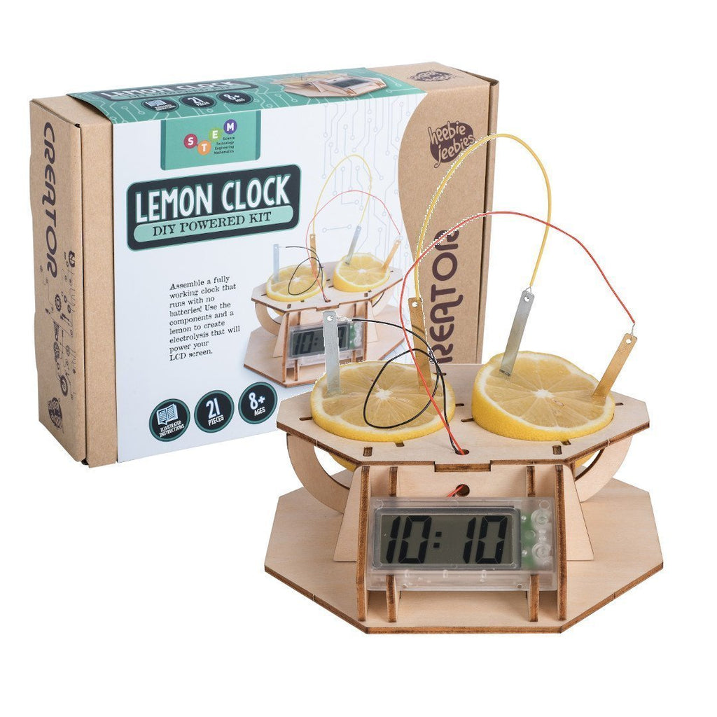 LEMON CLOCK - DIY POWERED KIT - Toyworld Frankston