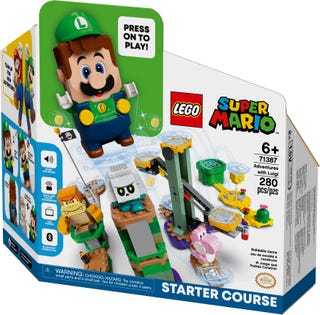 LEGO 71387 SUPER MARIO ADVENTURES WITH LUIGI STARTER COURSE - Toyworld Frankston