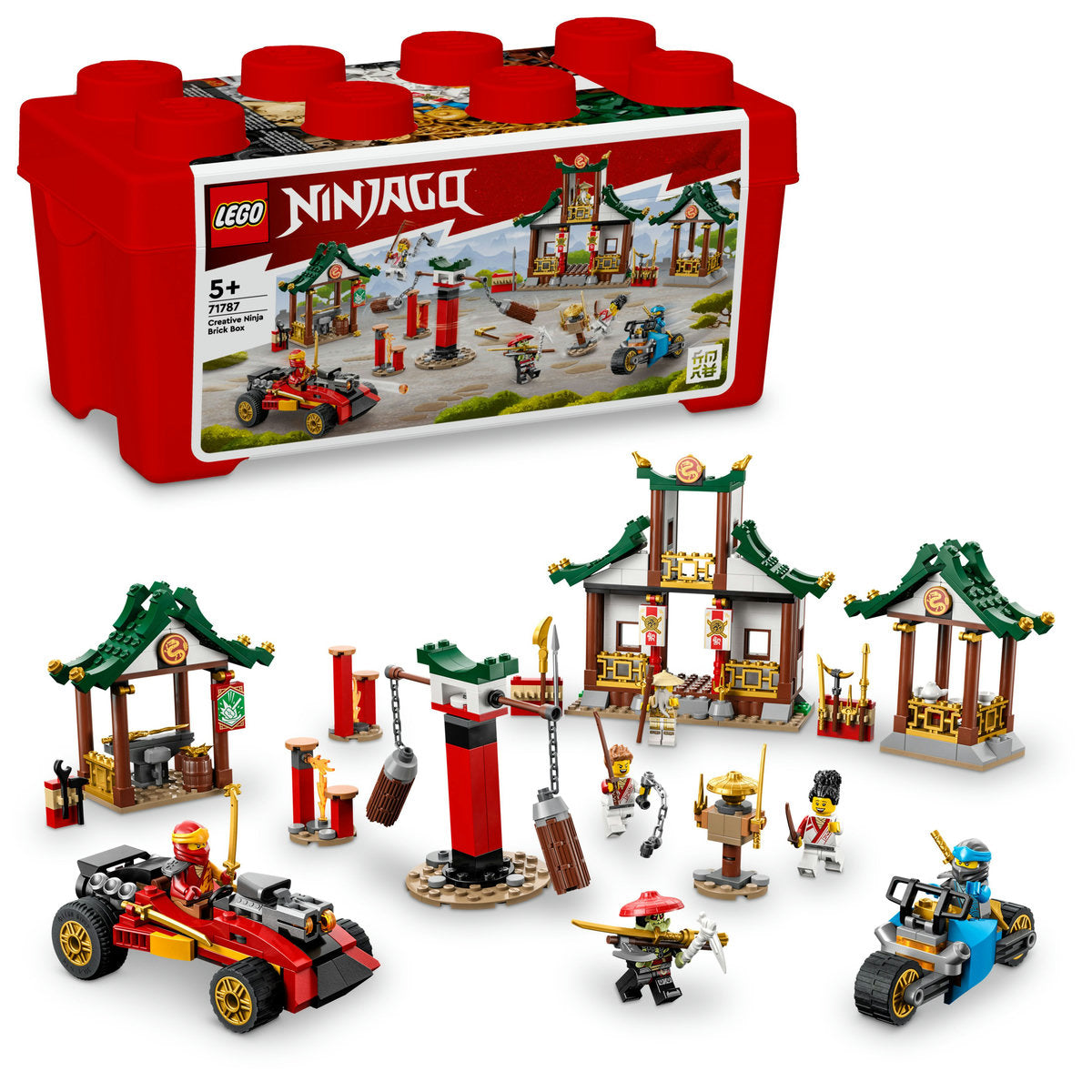 LEGO NINJAGO 71787 CREATIVE NINJA BRICK BOX - Toyworld Frankston