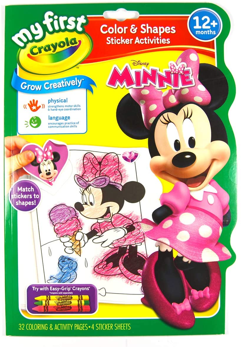 MY FIRST COLOUR & ACTIVITY BOOK DISNEY MINNIE MOUSE | CRAYOLA | Toyworld Frankston