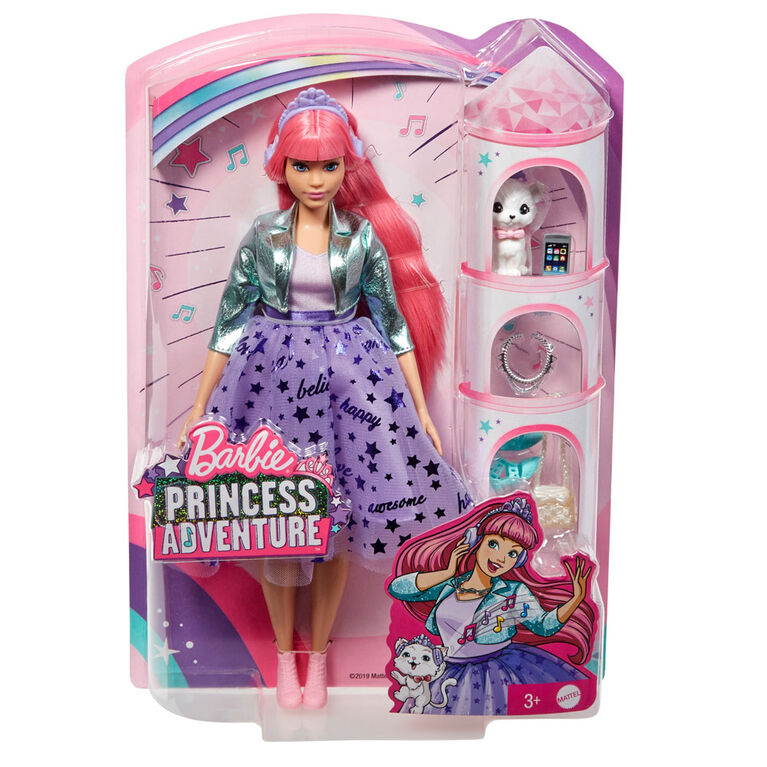 Barbie Princess Adventure Daisy Doll in Princess Fashion (12-inch) with Pet - Toyworld Frankston