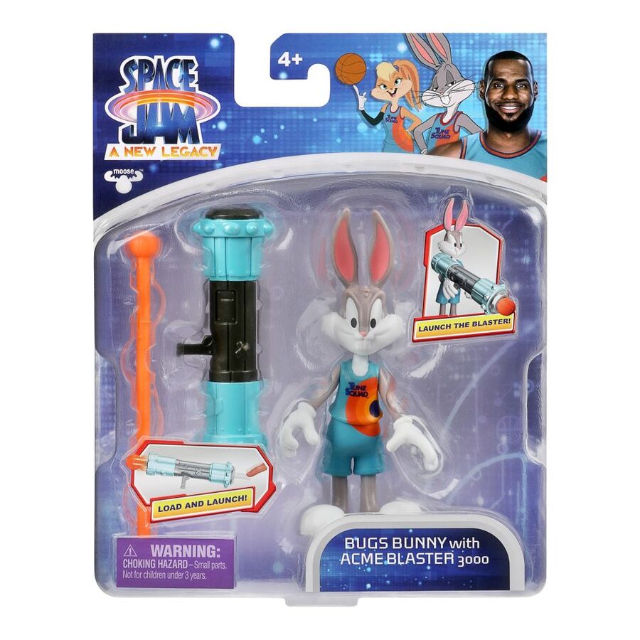 Space Jam: A New Legacy - Bugs Bunny with ACME Blaster 3000 - Toyworld Frankston