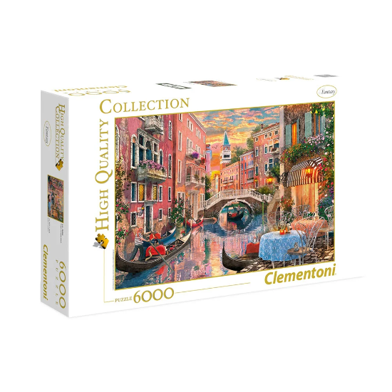 CLEMENTONI 6000 PIECE VENICE EVENING SUNSET PUZZLE - Toyworld Frankston