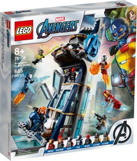 LEGO 76166 AVENGERS TOWER BATTLE - Toyworld Frankston