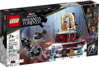 LEGO 76213 BLACK PANTHER WAKANDA FOREVER : KING NAMORS THRONE ROOM - Toyworld Frankston
