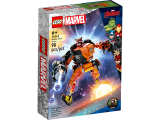 LEGO 76243 MARVEL ROCKET MECH ARMOR - Toyworld Frankston