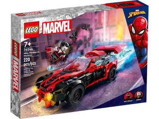 LEGO 76244 MARVEL MILES MORALE VS. MORBIUS - Toyworld Frankston