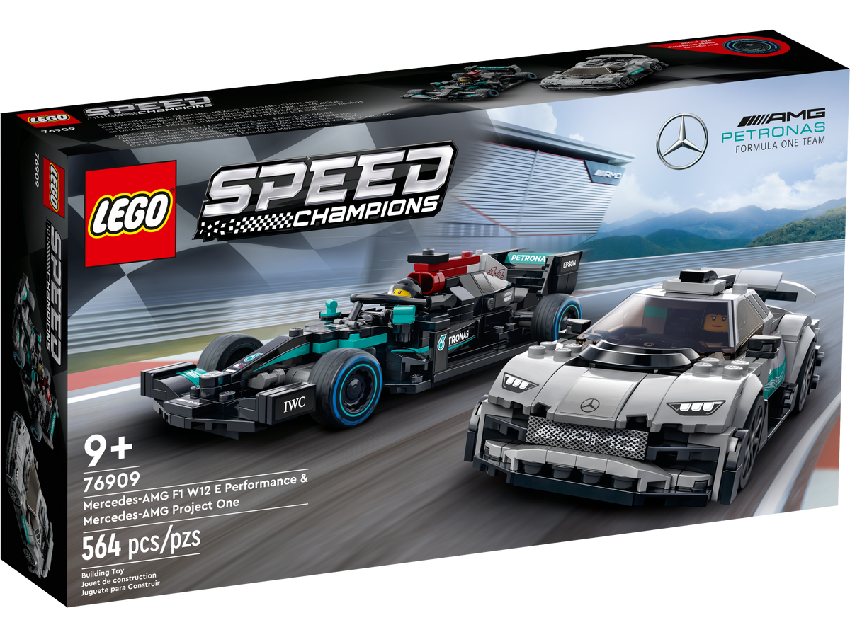 LEGO SPEED CHAMPIONS 76909 MERCEDES-AMG F1 W12 E PERFORMANCE & MERCEDES-AMG PROJECT ONE - Toyworld Frankston