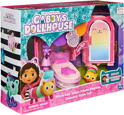 GABBY'S DOLLHOUSE DELUXE ROOM PILLOW CATS SWEET DREAMS BEDROOM - Toyworld Frankston
