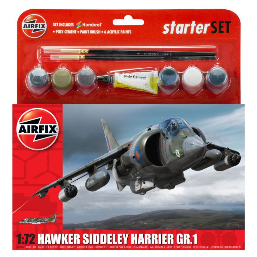 AIRFIX HAWKER HARRIER GR1 - Toyworld Frankston