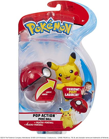 POKEMON POP ACTION POKEBALL PIKACHU - Toyworld Frankston