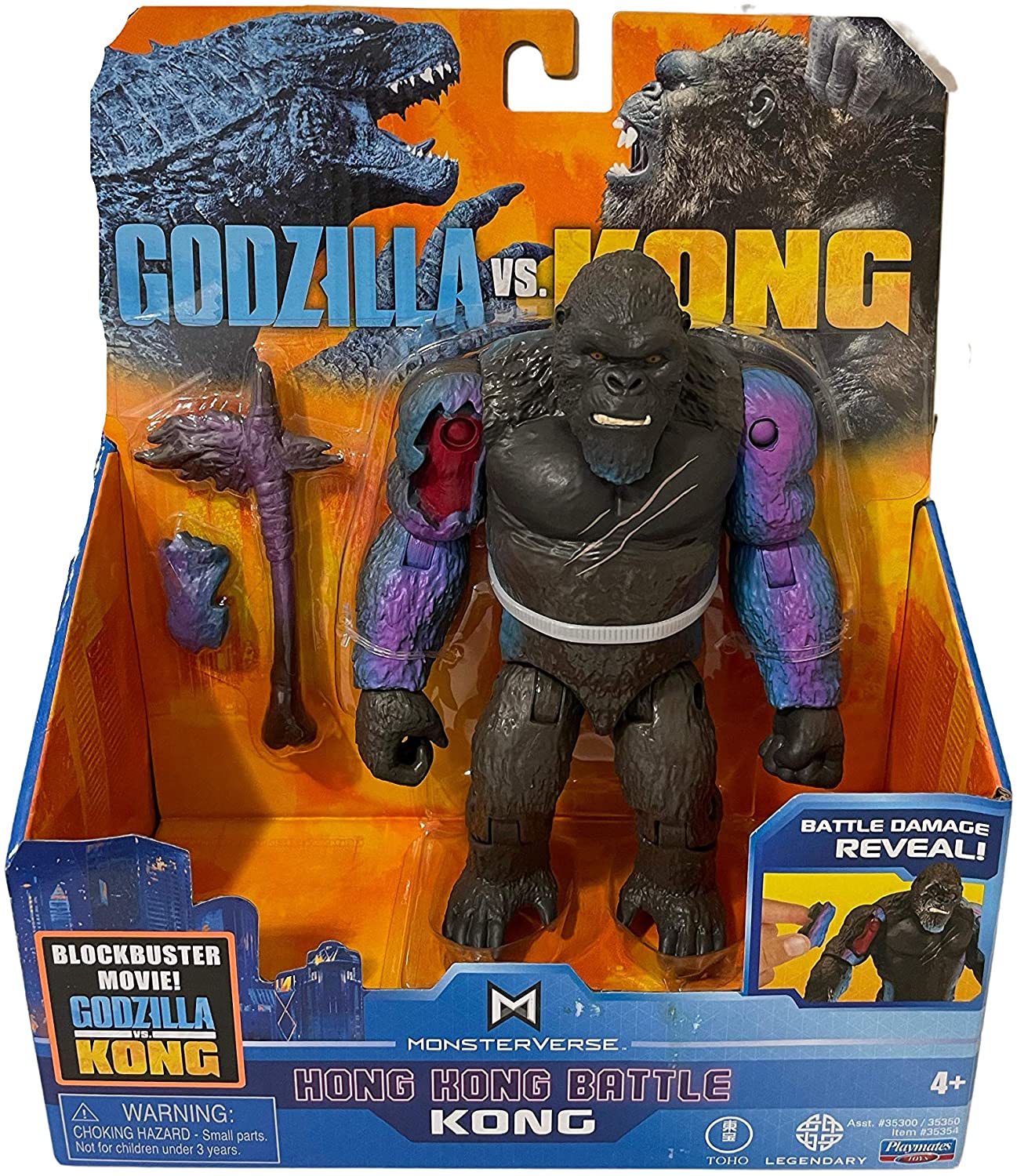 GODZILLA VS. KONG 6" - HONG KONG BATTLE KONG - Toyworld Frankston