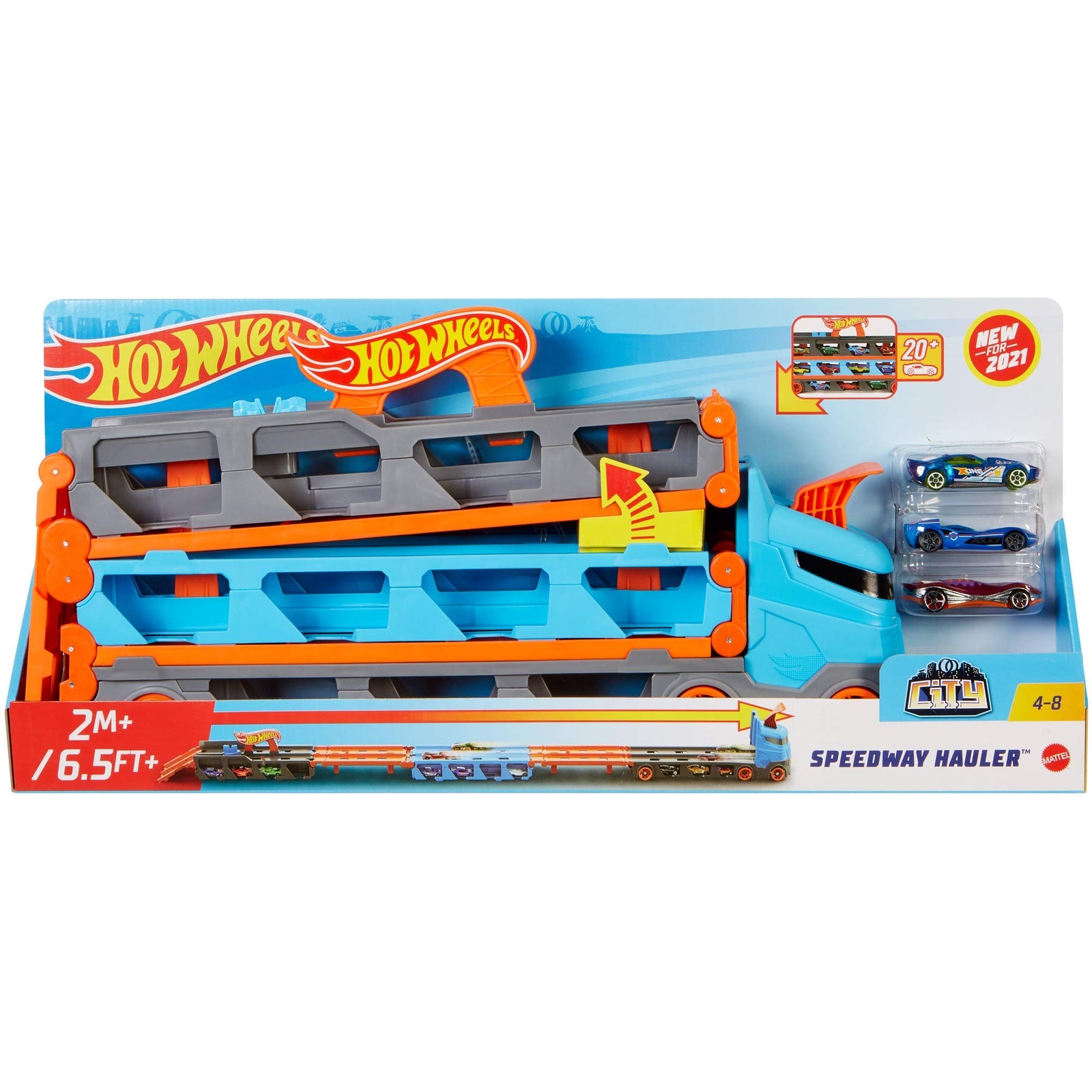 HOT WHEELS SPEEDWAY HAULER - Toyworld Frankston