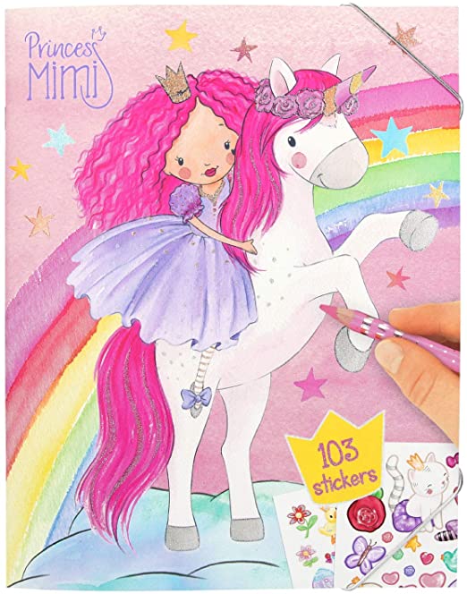 TOP MODEL COLOURING BOOK PRINCESS MIMI | Toyworld Frankston