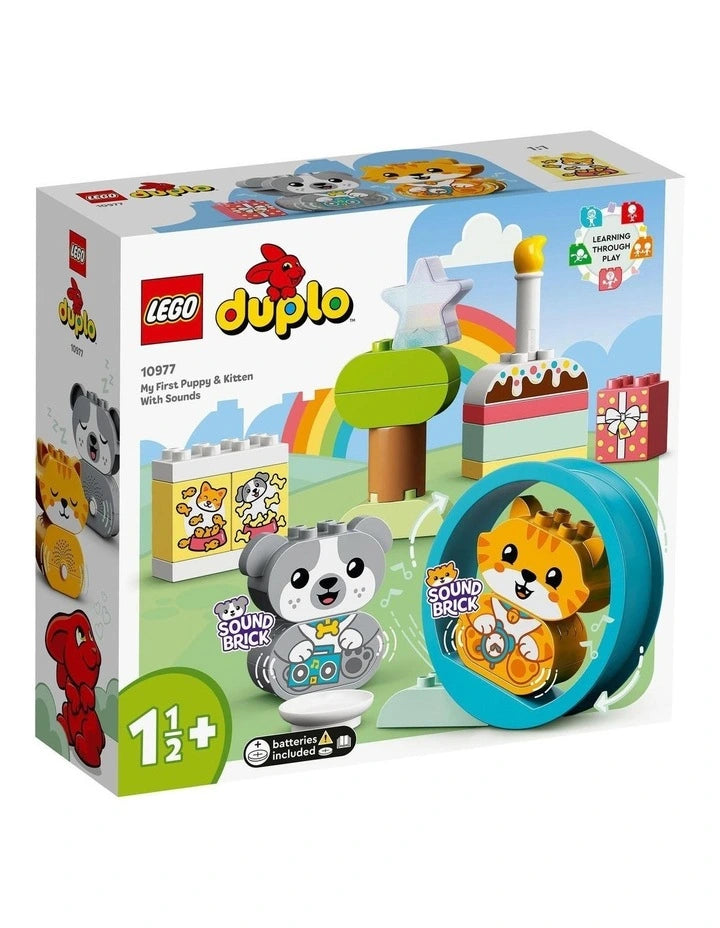LEGO 10977 MY FIRST PUPPY AND KITTEN - Toyworld Frankston