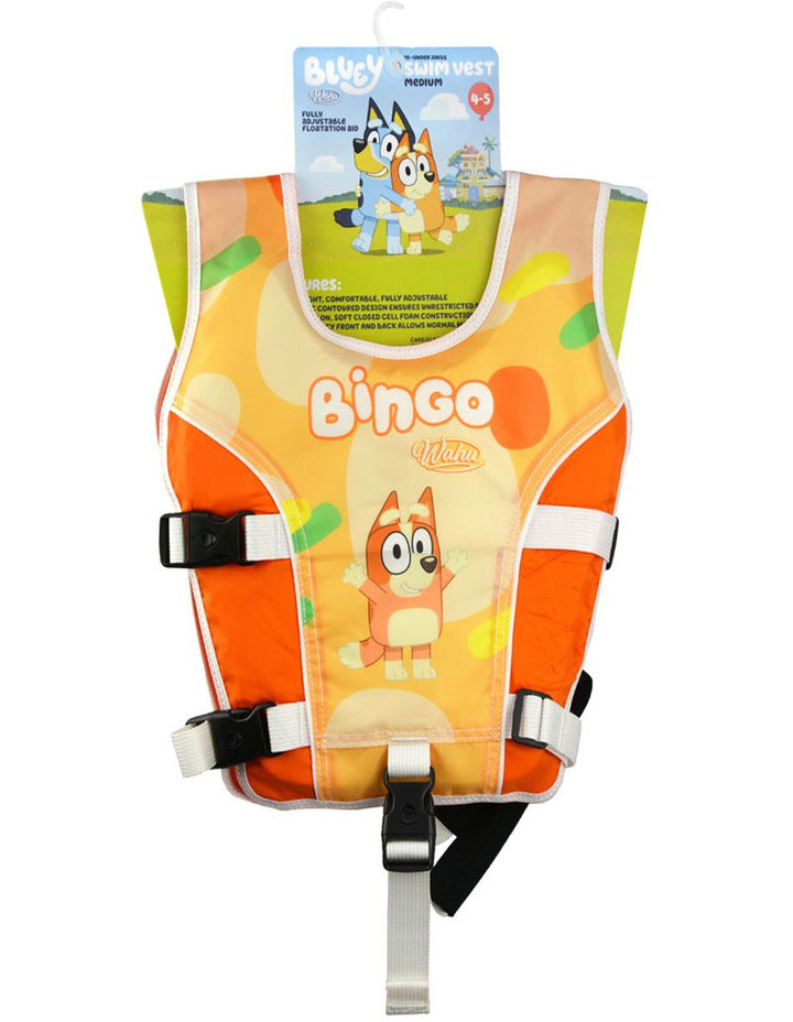 BLUEY SWIM VEST SMALL 15-25KG - BINGO - Toyworld Frankston