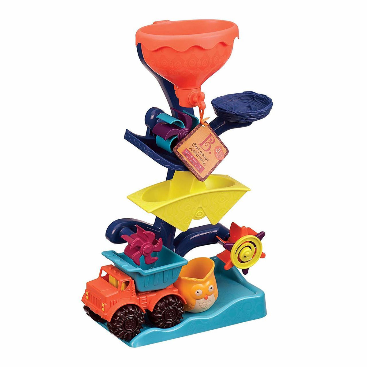 B. OWL ABOUT WATERFALL WATER WHEEL - Toyworld Frankston