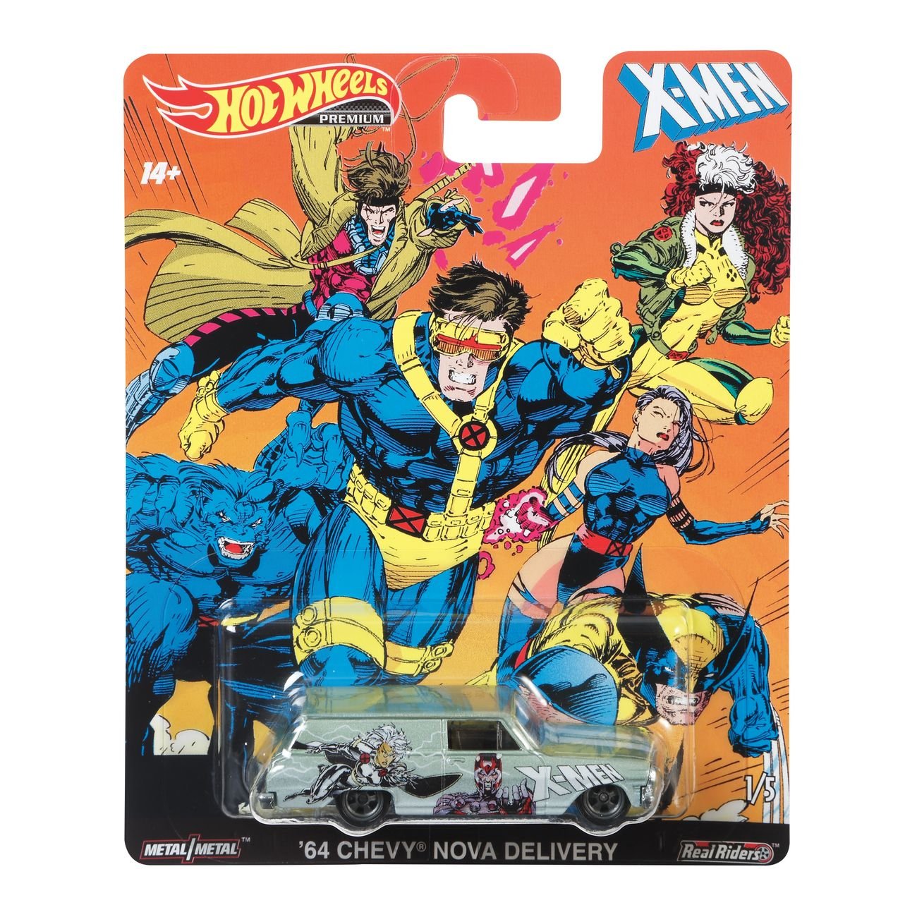 HOT WHEELS POP CULTURE X-MEN '64 CHEVY NOVA DELIVERY - Toyworld Frankston