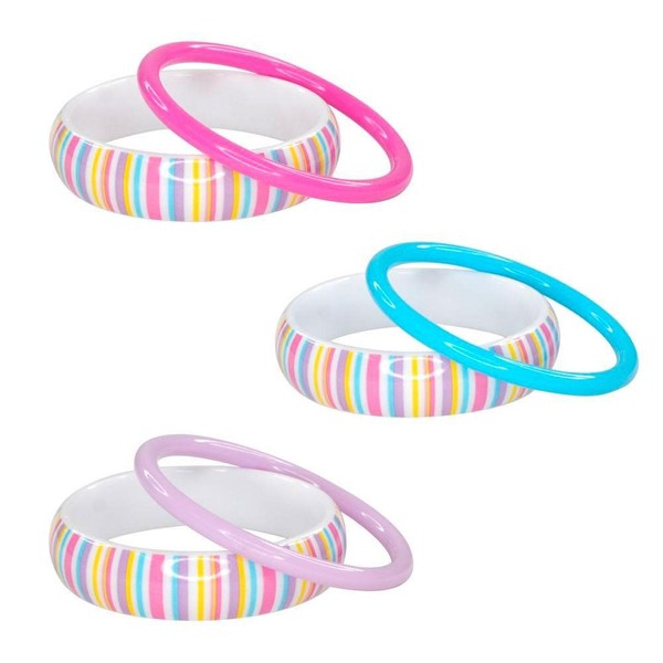 PINK POPPY PASTEL DELIGHT BANGLE SET - Toyworld Frankston