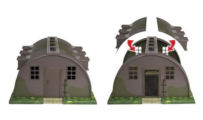 WORLD PEACEKEEPERS MILITARY STRATEGY HANGAR BASE 102PC 1:18 - Toyworld Frankston