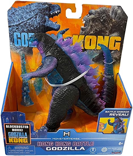 GODZILLA VS. KONG 6" - HONG KONG BATTLE - GODZILLA - Toyworld Frankston