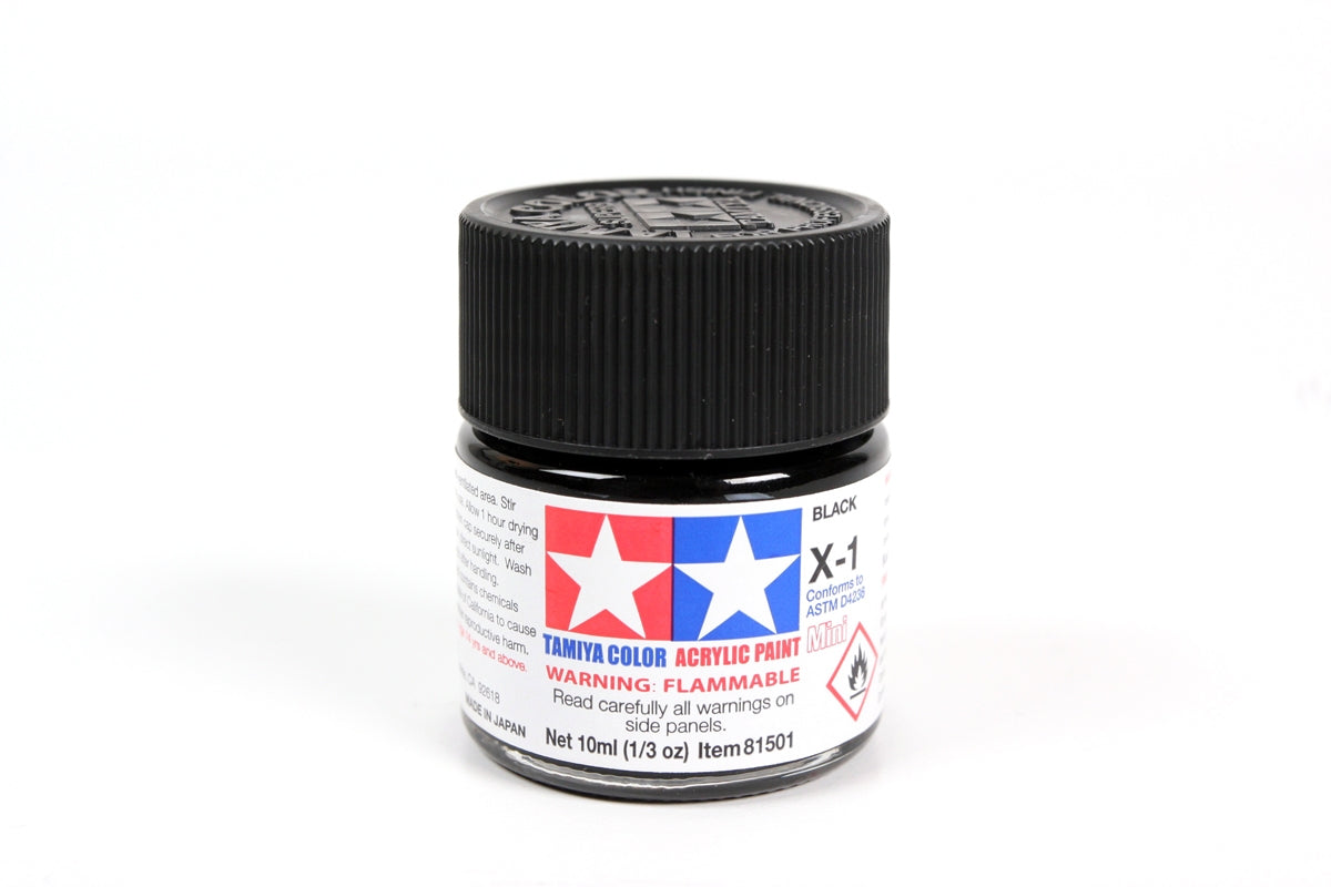 TAMIYA MINI X-1 BLACK - Toyworld Frankston