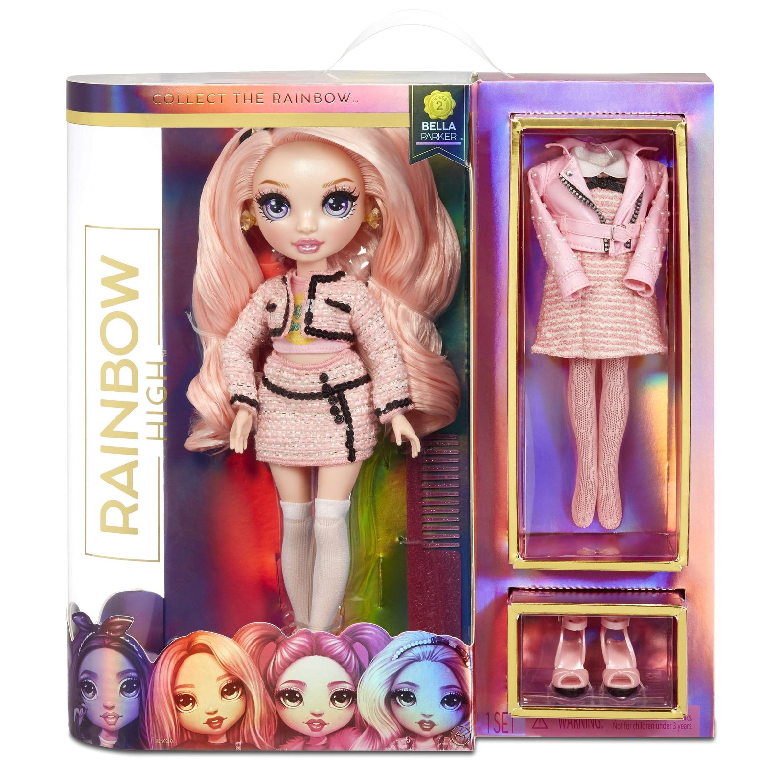 RAINBOW HIGH FASHION DOLL BELLA PARKER - PINK - Toyworld Frankston
