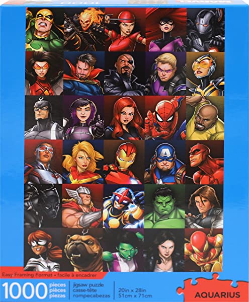 MARVEL HEROES COLLAGE 1000 PC PUZZLE - Toyworld Frankston